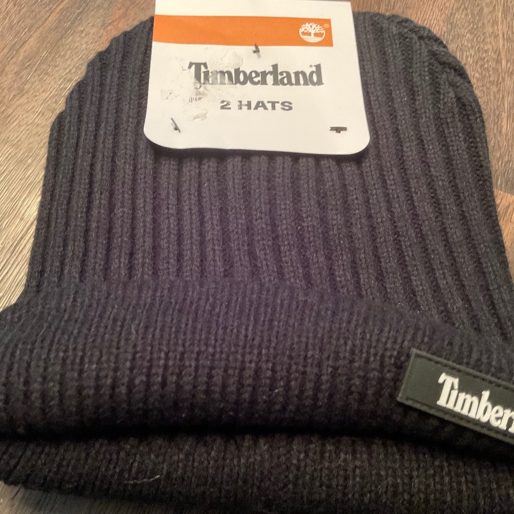 Timberland Winter Hats Black and Tan color hats